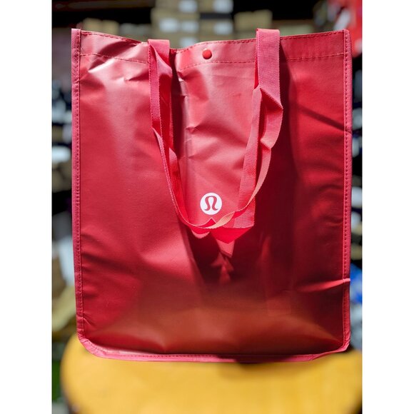 lululemon shopping bag x 3 red Large - Picture 3 of 4